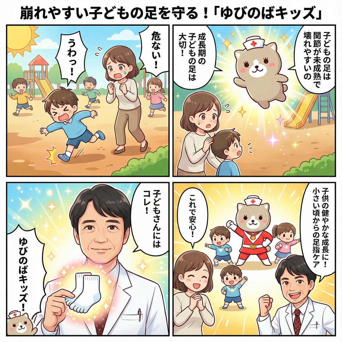 ゆびのばキッズ (子供用) ※標準タイプ（ストッパーなし）